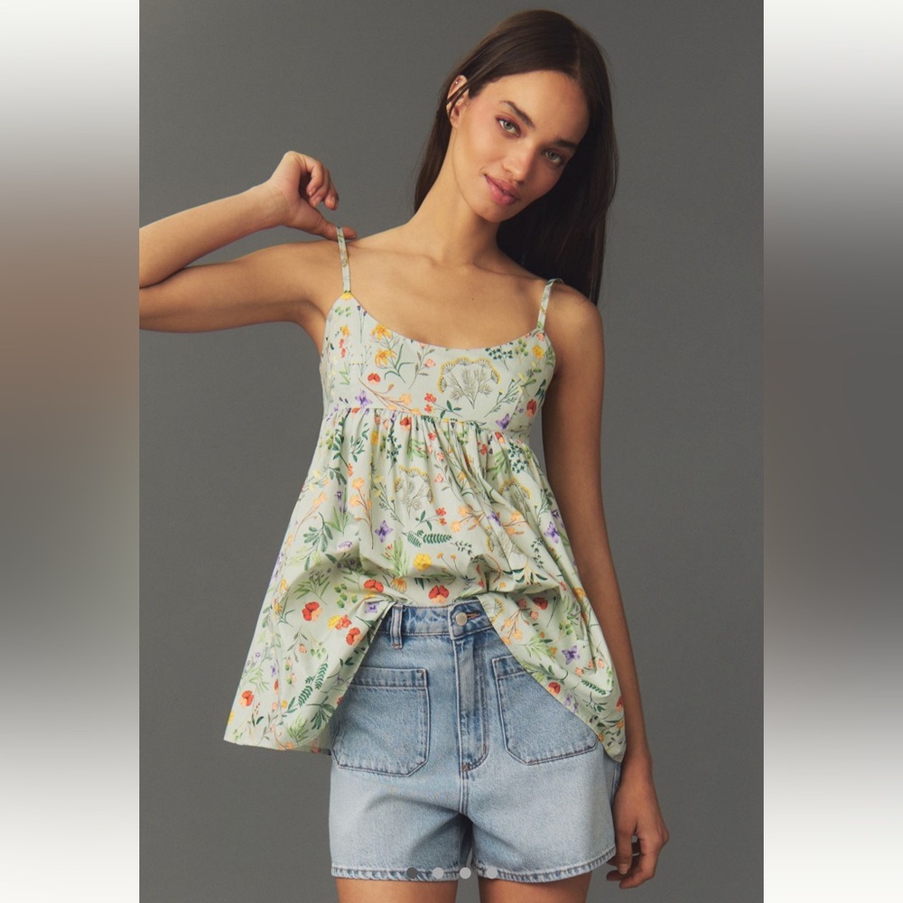 Anthropologie babydoll tank